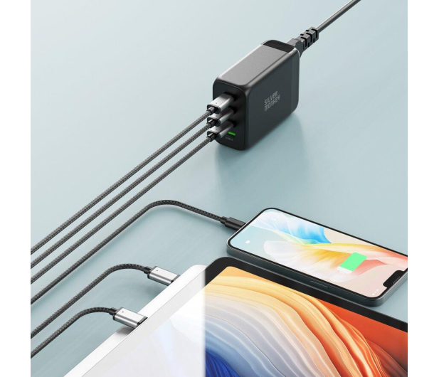 SILVER MONKEY GaN 200W USB-C PD + USB 3.0 QC B - 1097689 - zdjęcie 6